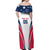 Custom USA Rugby 2024 Off Shoulder Maxi Dress Eagles Reigns Supreme White Version LT05 - Wonder Print Shop