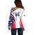 Custom USA Rugby 2024 Off Shoulder Sweater Eagles Reigns Supreme White Version LT05 - Wonder Print Shop