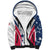 Custom USA Rugby 2024 Sherpa Hoodie Eagles Reigns Supreme White Version