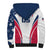 Custom USA Rugby 2024 Sherpa Hoodie Eagles Reigns Supreme White Version