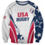 Custom USA Rugby 2024 Sweatshirt Eagles Reigns Supreme White Version