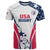 Custom USA Rugby 2024 T Shirt Eagles Reigns Supreme White Version