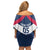 Custom USA Rugby 2024 Family Matching Off Shoulder Short Dress and Hawaiian Shirt Eagles Reigns Supreme Blue Version LT05 - Wonder Print Shop