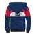 Custom USA Rugby 2024 Sherpa Hoodie Eagles Reigns Supreme Blue Version