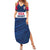 Custom USA Rugby 2024 Summer Maxi Dress Eagles Reigns Supreme Blue Version