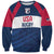 Custom USA Rugby 2024 Sweatshirt Eagles Reigns Supreme Blue Version