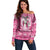 Christmas Naughty Witch Off Shoulder Sweater Merry Witchmas LT05 - Wonder Print Shop