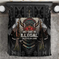 Native American Bedding Set No One Is Illegal On Stolen Land