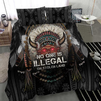 Native American Bedding Set No One Is Illegal On Stolen Land
