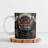 Native American Ceramic Mug No One Is Illegal On Stolen Land