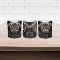Native American Ceramic Mug No One Is Illegal On Stolen Land