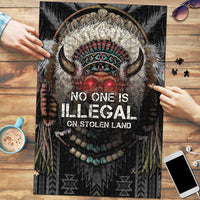Native American Puzzle No One Is Illegal On Stolen Land