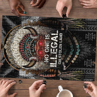 Native American Puzzle No One Is Illegal On Stolen Land