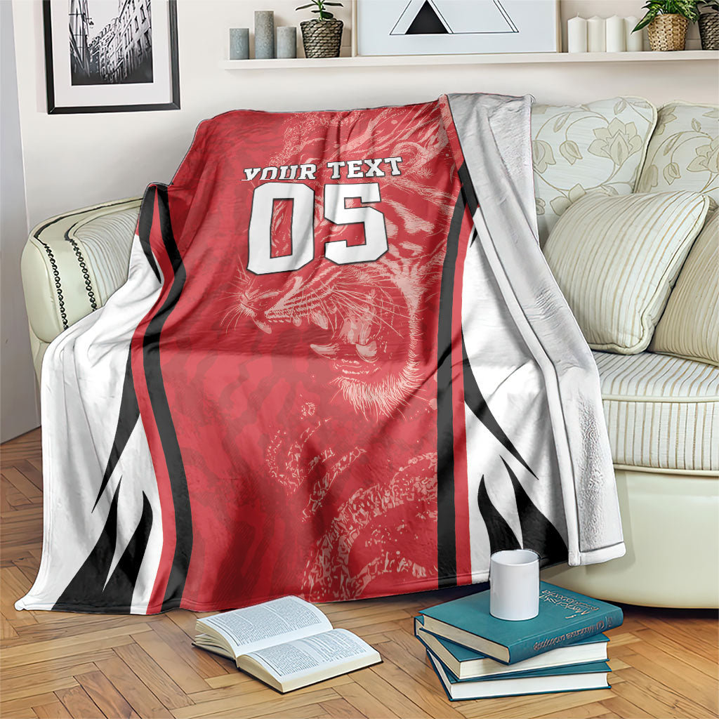 Custom South Korea Football 2026 Blanket Taegeuk Warriors Spirit Sporty Style