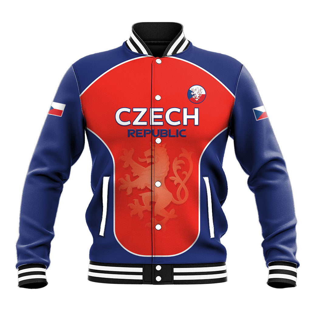 Custom Czechia Football 2026 Baseball Jacket National Lion Unique Style