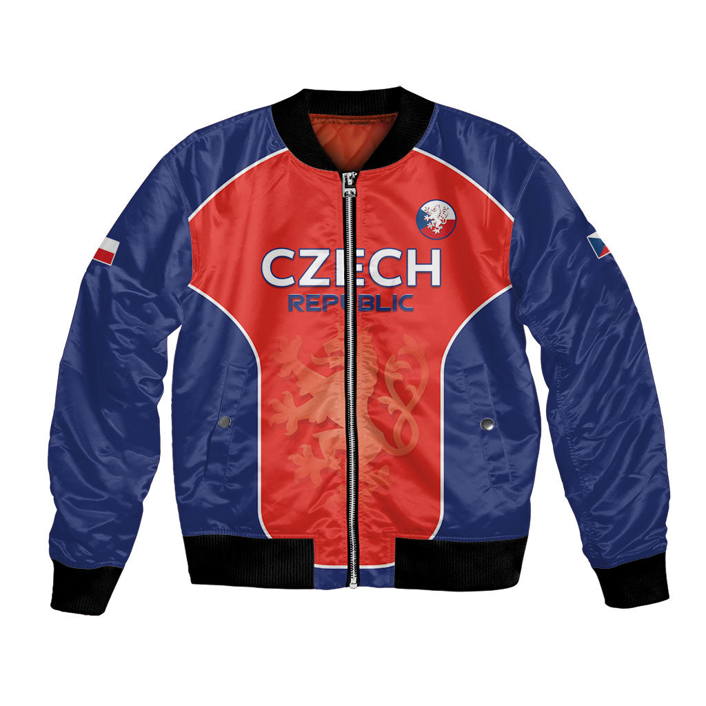 Custom Czechia Football 2026 Bomber Jacket National Lion Unique Style