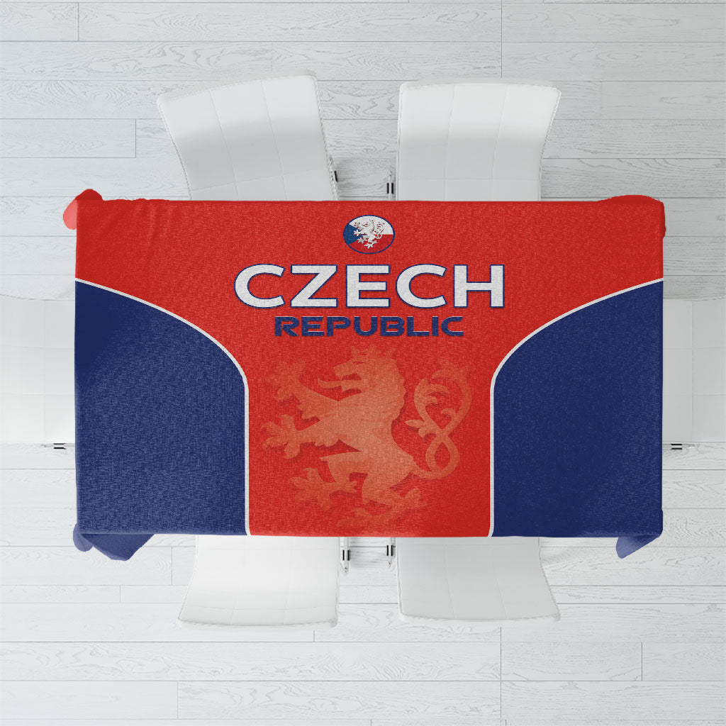 Czechia Football 2026 Tablecloth National Lion Unique Style