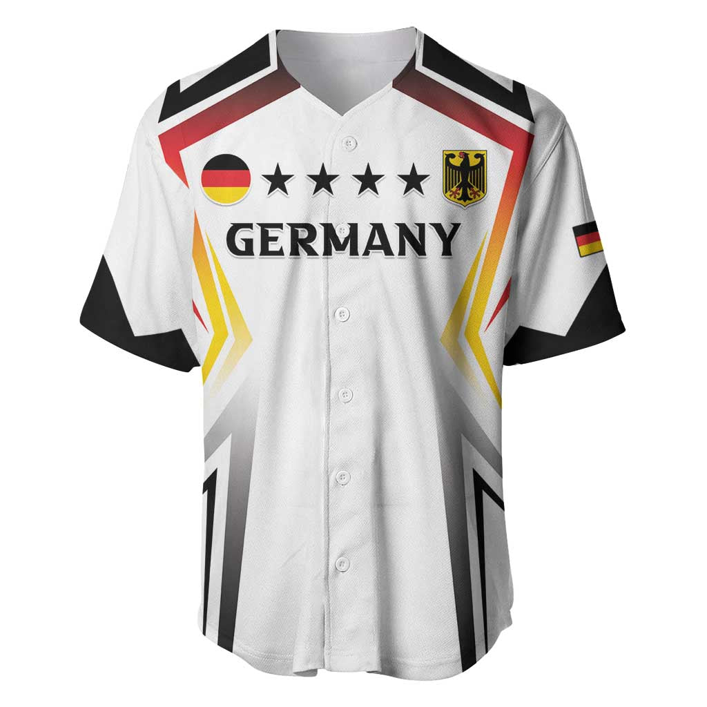 Custom Germany 2024 Football Baseball Jersey Go Champions Nationalelf White Version LT05 - Wonder Print Shop