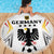 Germany 2024 Football Beach Blanket Go Champions Nationalelf White Version LT05 - Wonder Print Shop