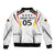 Custom Germany 2024 Football Bomber Jacket Go Champions Nationalelf White Version LT05 - Wonder Print Shop