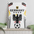 Germany 2024 Football Canvas Wall Art Go Champions Nationalelf White Version LT05 - Wonder Print Shop