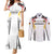 Custom Germany 2024 Football Couples Matching Mermaid Dress and Long Sleeve Button Shirt Go Champions Nationalelf White Version