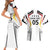 Custom Germany 2024 Football Couples Matching Short Sleeve Bodycon Dress and Hawaiian Shirt Go Champions Nationalelf White Version LT05 - Wonder Print Shop