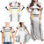 Custom Germany 2024 Football Family Matching Off Shoulder Maxi Dress and Hawaiian Shirt Go Champions Nationalelf White Version LT05 - Wonder Print Shop