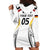 Custom Germany 2024 Football Hoodie Dress Go Champions Nationalelf White Version LT05 - Wonder Print Shop