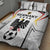 Custom Germany 2024 Football Quilt Bed Set Go Champions Nationalelf White Version