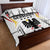 Custom Germany 2024 Football Quilt Bed Set Go Champions Nationalelf White Version