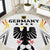 Custom Germany 2024 Football Round Carpet Go Champions Nationalelf White Version