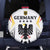 Custom Germany 2024 Football Spare Tire Cover Go Champions Nationalelf White Version