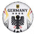 Custom Germany 2024 Football Spare Tire Cover Go Champions Nationalelf White Version