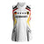 Custom Germany 2024 Football Women Sleeveless Polo Shirt Go Champions Nationalelf White Version