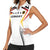 Custom Germany 2024 Football Women Sleeveless Polo Shirt Go Champions Nationalelf White Version