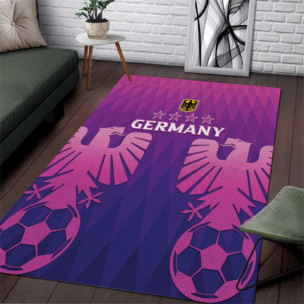 Germany 2024 Football Area Rug Go Champions Nationalelf Pink Version LT05 - Wonder Print Shop