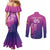 Custom Germany 2024 Football Couples Matching Mermaid Dress and Long Sleeve Button Shirt Go Champions Nationalelf Pink Version