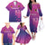 Custom Germany 2024 Football Family Matching Off The Shoulder Long Sleeve Dress and Hawaiian Shirt Go Champions Nationalelf Pink Version LT05 - Wonder Print Shop