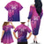 Custom Germany 2024 Football Family Matching Off The Shoulder Long Sleeve Dress and Hawaiian Shirt Go Champions Nationalelf Pink Version LT05 - Wonder Print Shop