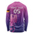 Custom Germany 2024 Football Long Sleeve Shirt Go Champions Nationalelf Pink Version LT05 - Wonder Print Shop