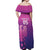 Custom Germany 2024 Football Off Shoulder Maxi Dress Go Champions Nationalelf Pink Version LT05 - Wonder Print Shop