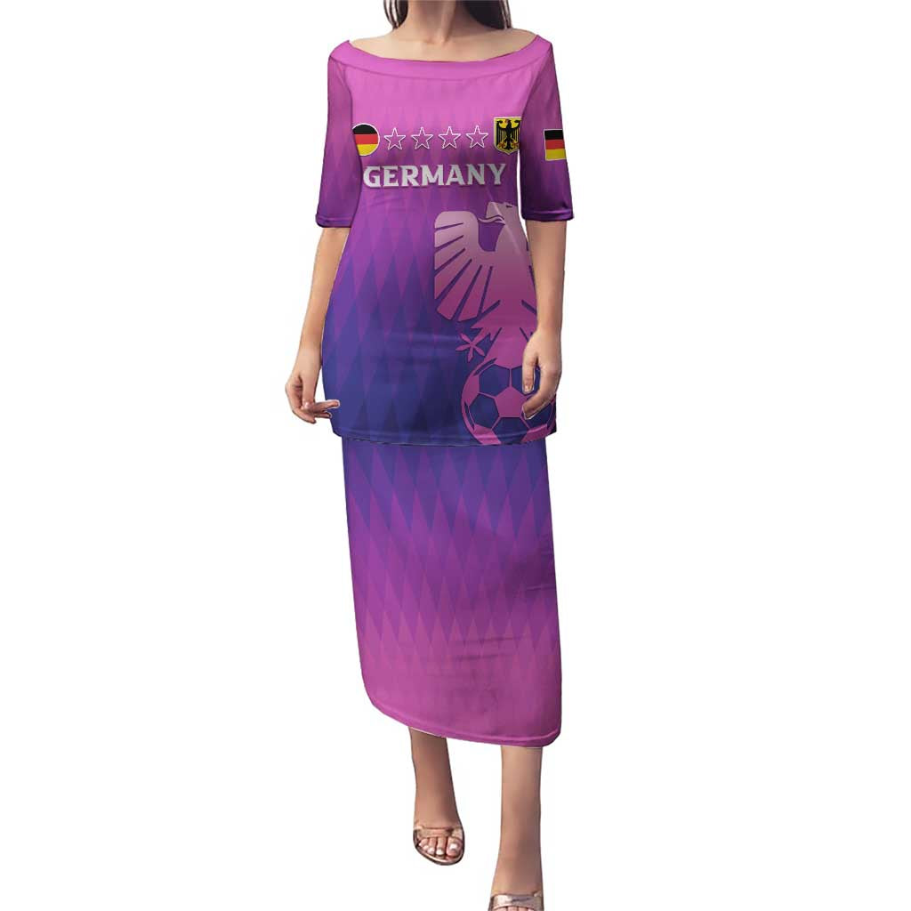 Custom Germany 2024 Football Puletasi Go Champions Nationalelf Pink Version