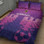 Custom Germany 2024 Football Quilt Bed Set Go Champions Nationalelf Pink Version