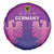 Custom Germany 2024 Football Spare Tire Cover Go Champions Nationalelf Pink Version