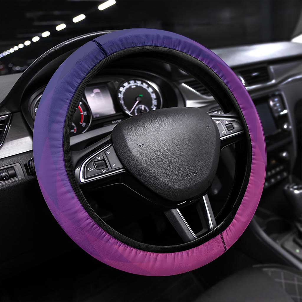 Germany 2024 Football Steering Wheel Cover Go Champions Nationalelf Pink Version