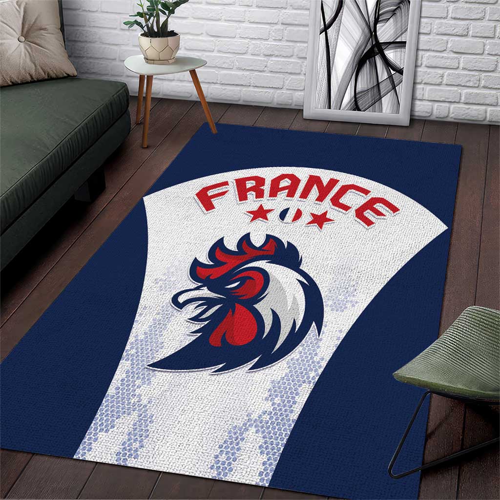 France 2024 Football Area Rug Go Champions Les Bleus LT05 - Wonder Print Shop