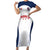 Custom France 2024 Football Family Matching Short Sleeve Bodycon Dress and Hawaiian Shirt Go Champions Les Bleus LT05 - Wonder Print Shop