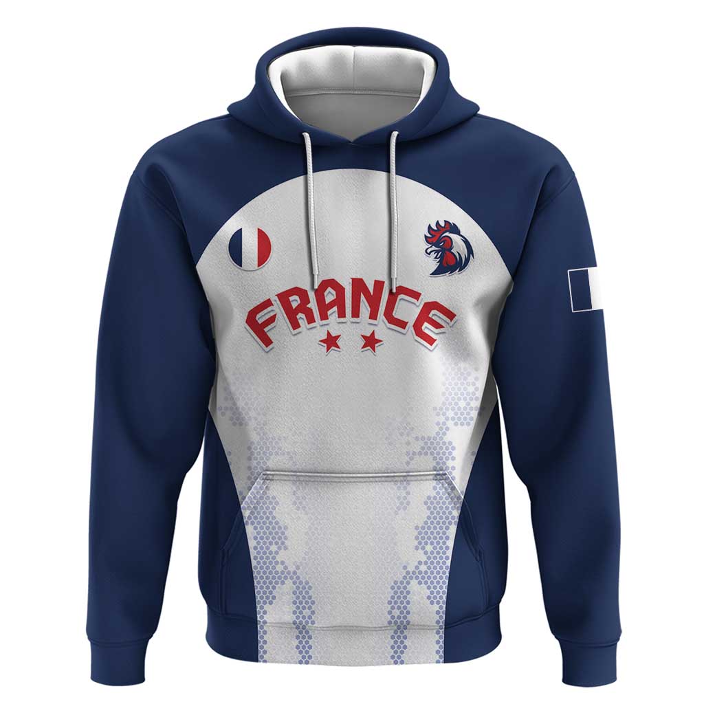 Custom France 2024 Football Hoodie Go Champions Les Bleus LT05 - Wonder Print Shop