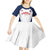 Custom France 2024 Football Kid Short Sleeve Dress Go Champions Les Bleus LT05 - Wonder Print Shop